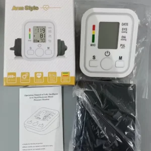 Bras numérique médical BP tensiomètre tensiomètre tonomètre sphygmomanomètre automatique fréquence cardiaque pouls mètre Monito